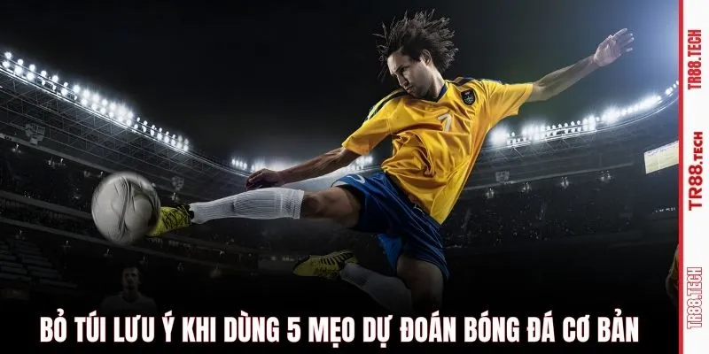 Bỏ túi lưu ý khi dùng 5 mẹo dự đoán bóng đá cơ bản
